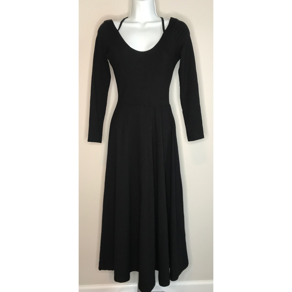 H&M Black Long Dress